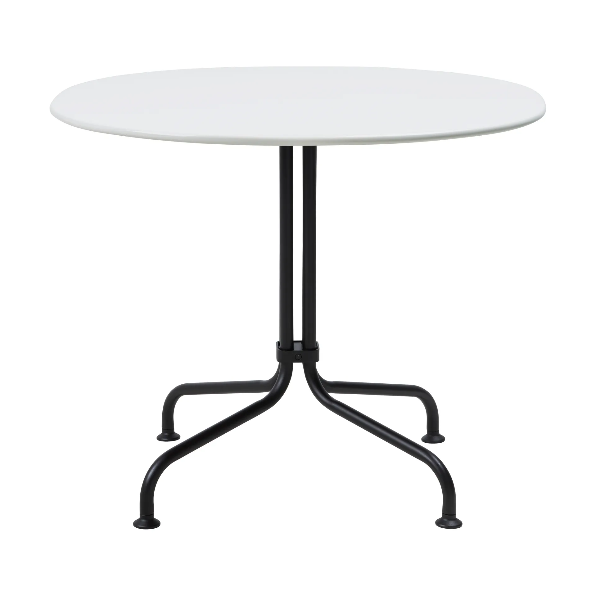 Carmel Bistro loungetafel 75x75 cm, Clam white-black semi matt GUBI