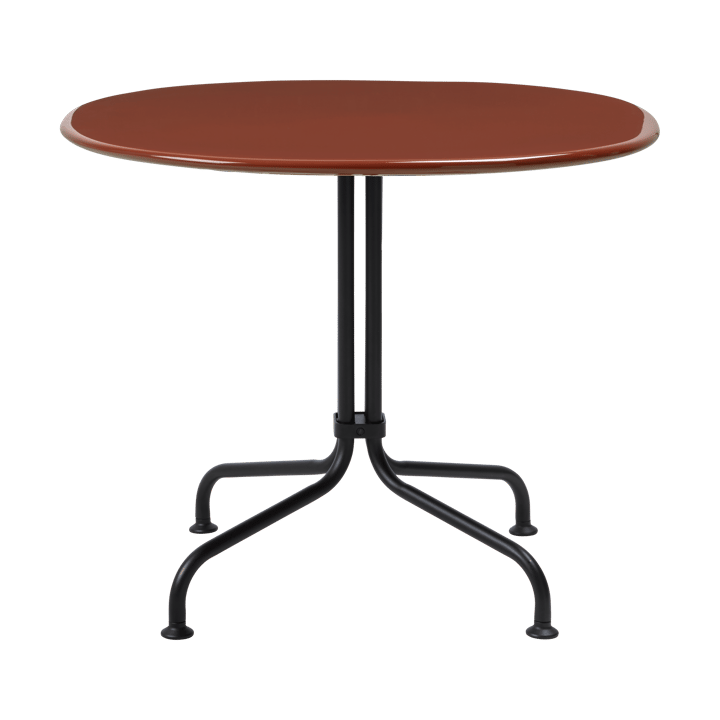 Carmel Bistro loungetafel 75x75 cm - Rock red-black semi matt - GUBI
