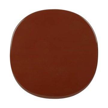 Carmel Bistro loungetafel 75x75 cm - Rock red-black semi matt - GUBI