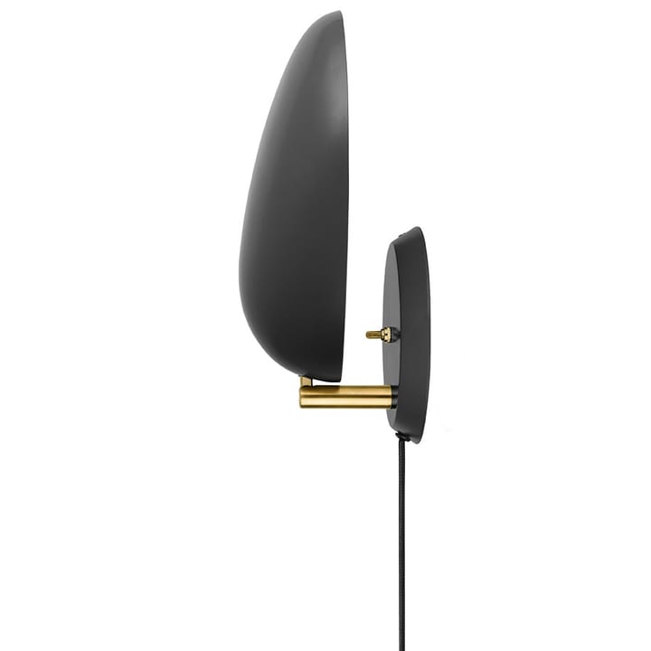 Cobra muurlamp, zwart GUBI