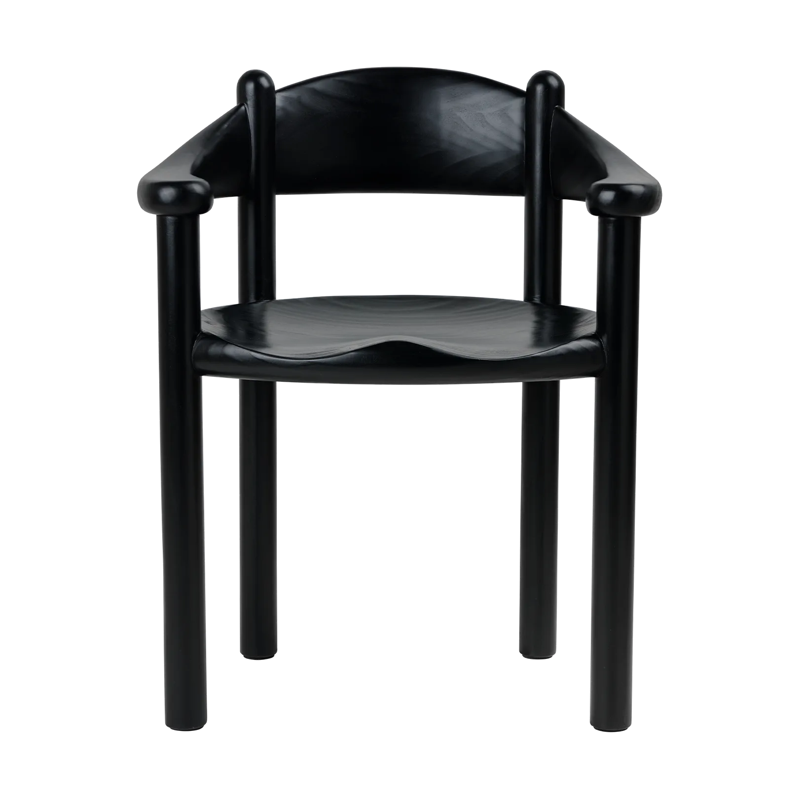 Daumiller armstoel, Brown-black pine GUBI