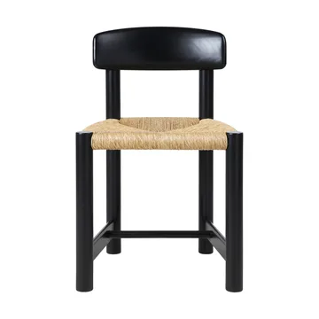 Daumiller Side Chair stoel - Natural Rush-brown/black pine - GUBI