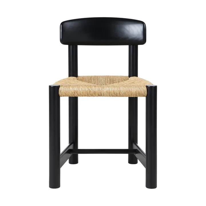 Daumiller Side Chair stoel - Natural Rush-brown/black pine - GUBI