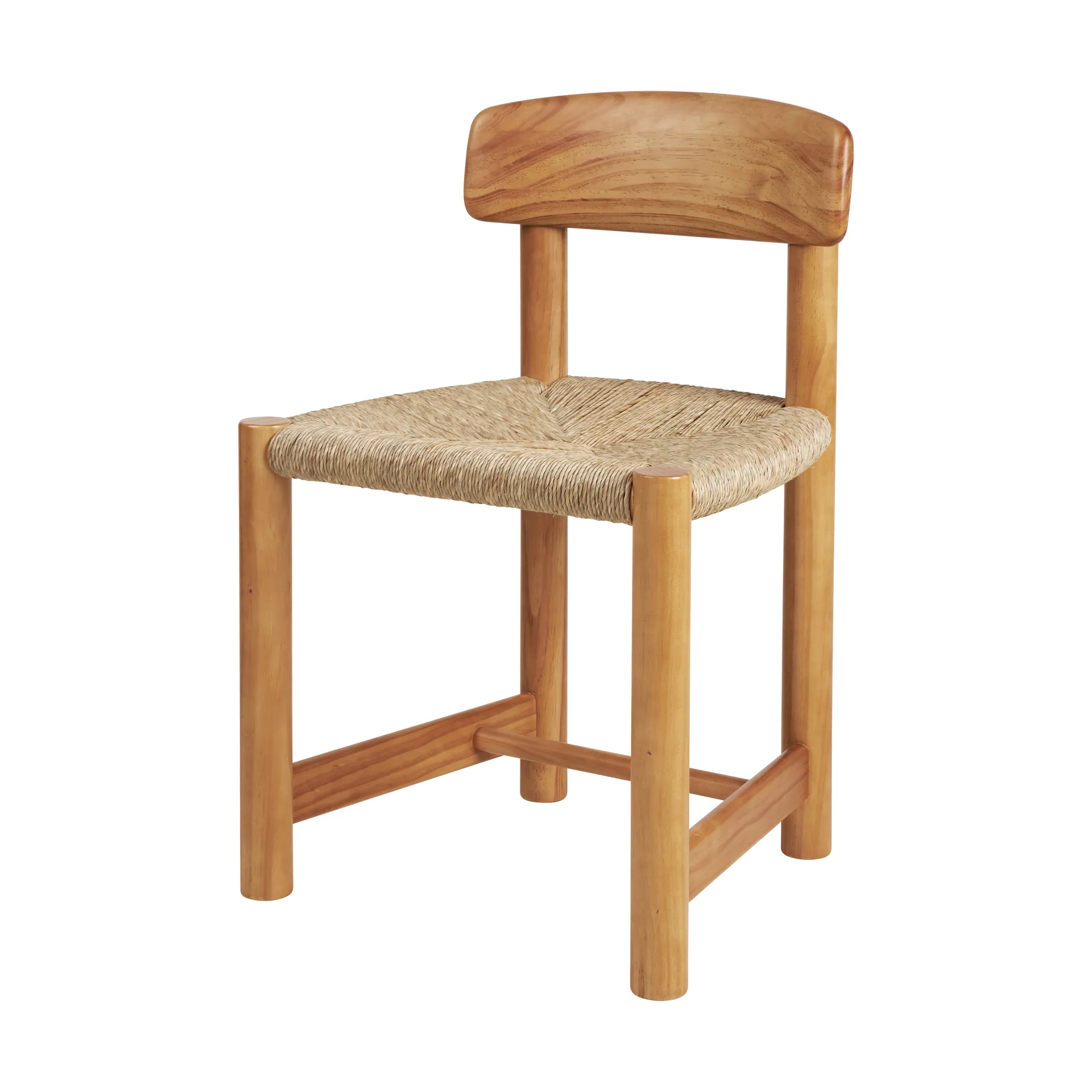 Daumiller Side Chair stoel, Natural Rush-golden pine GUBI