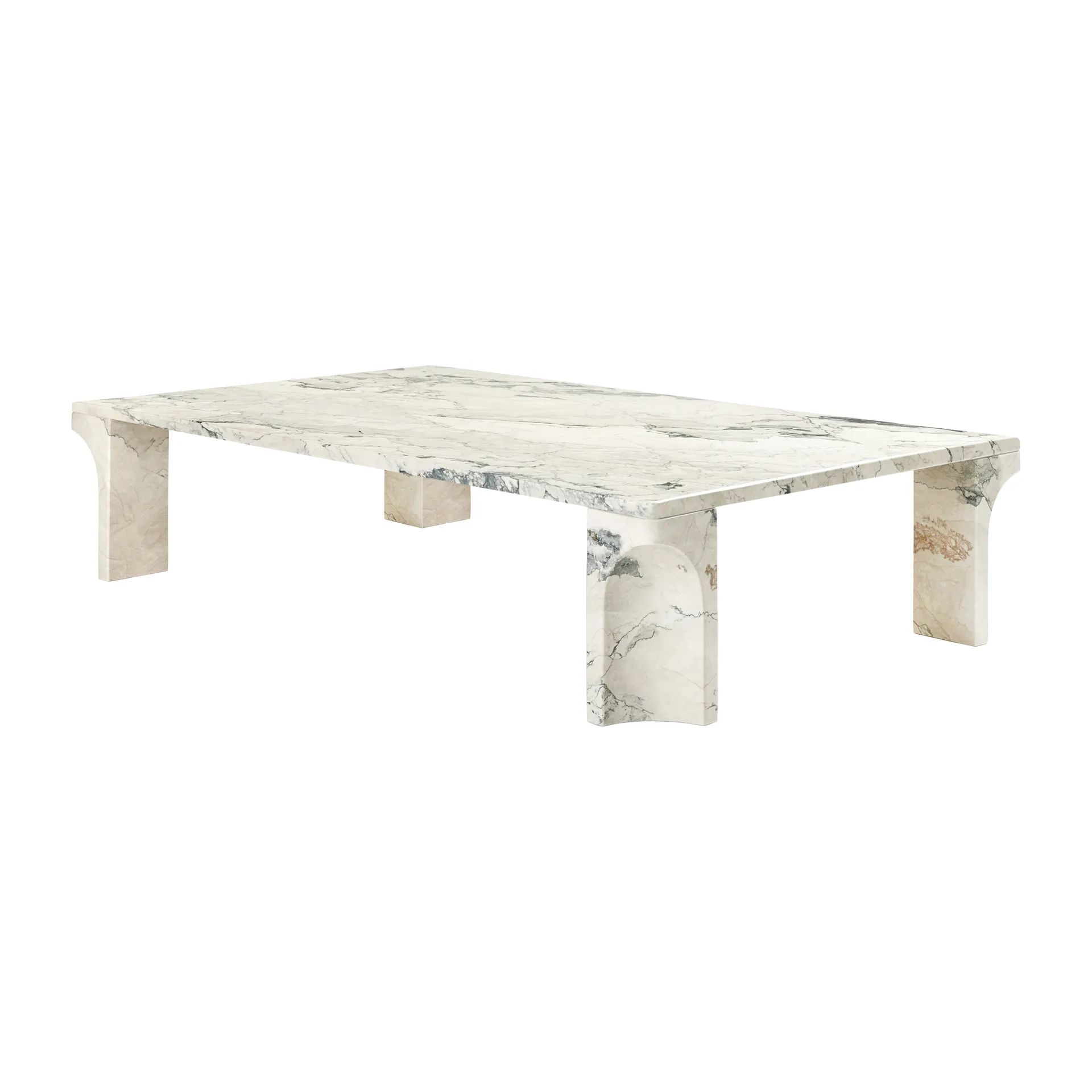 Doric salontafel 80x140 cm, Electric grey GUBI
