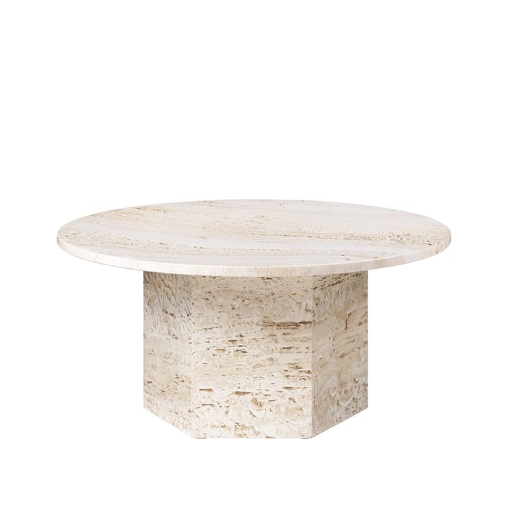Epic salontafel - White, Ø80 - GUBI