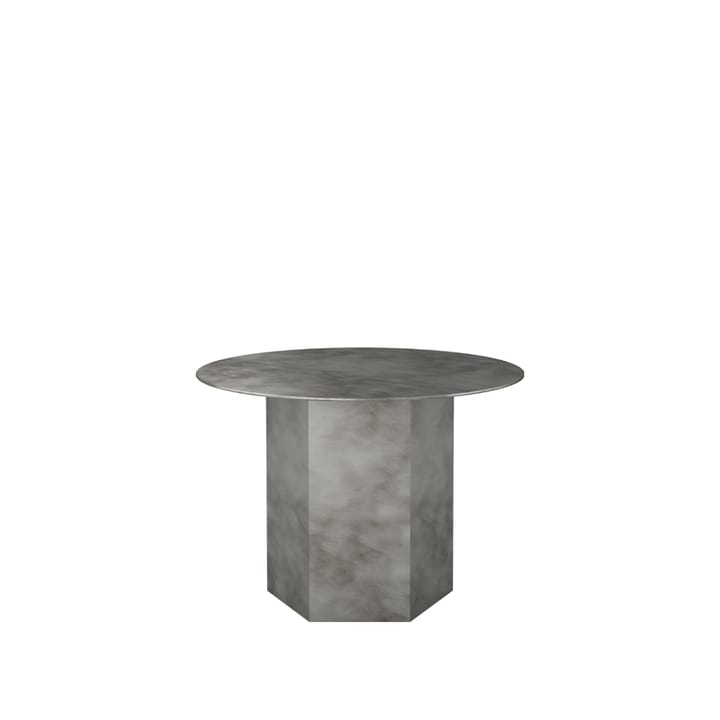 Epic Steel salontafel - misty grey, ø60cm - GUBI