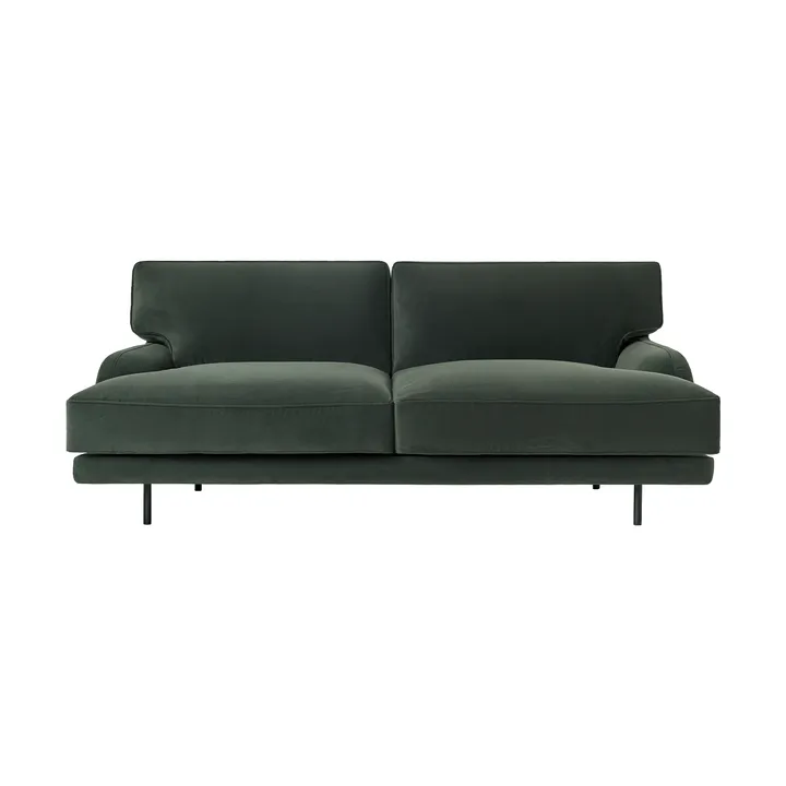 Flaneur 2-zitsbank - Asator 0984-mat zwart, 2-zits - GUBI