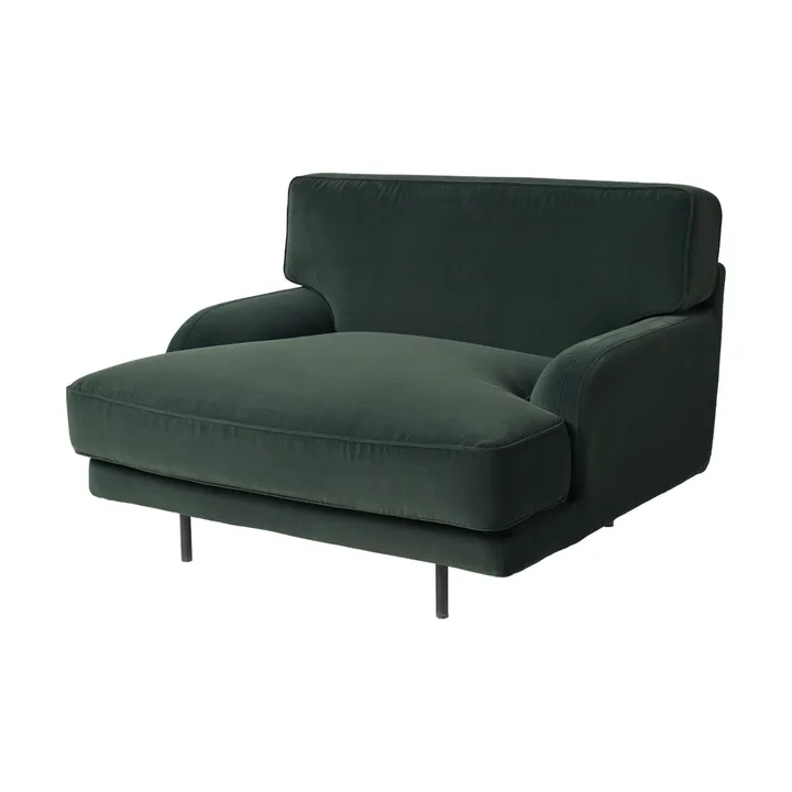 Flaneur loungefauteuil - Asator 0984-mat zwart - GUBI