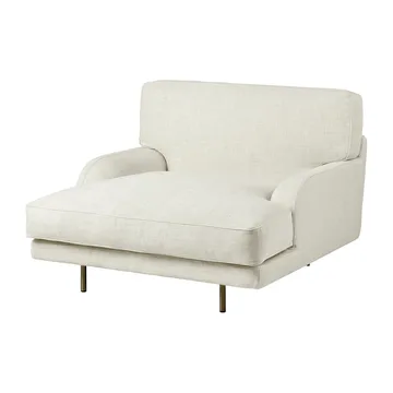 Flaneur loungestoel - Indianskop 15-antique brass - GUBI