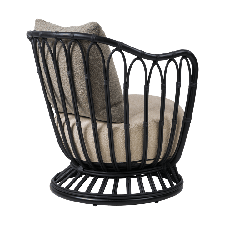 Grace Outdoor Lounge stoel , Lorkey Limonta 41-43-black GUBI