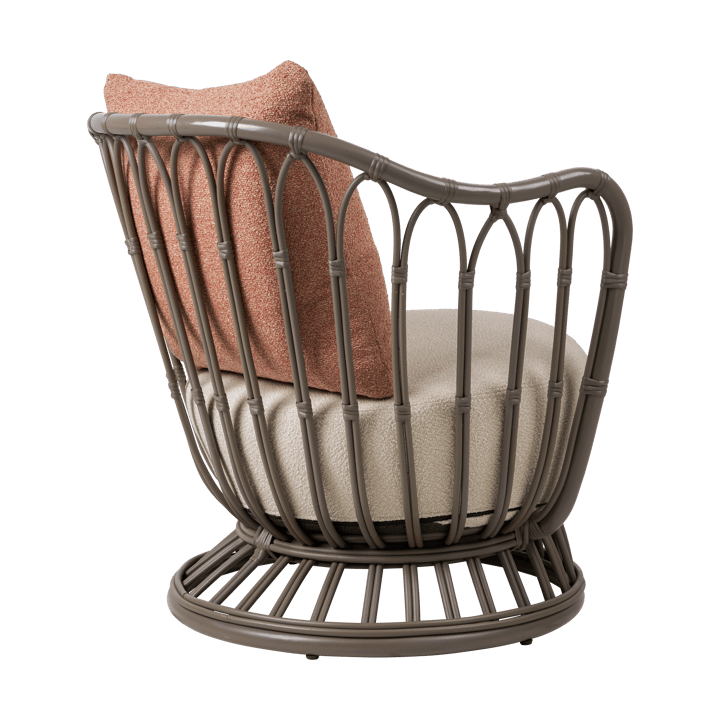 Grace Outdoor Lounge stoel , Lorkey Limonta 41-44-mushroom gray GUBI