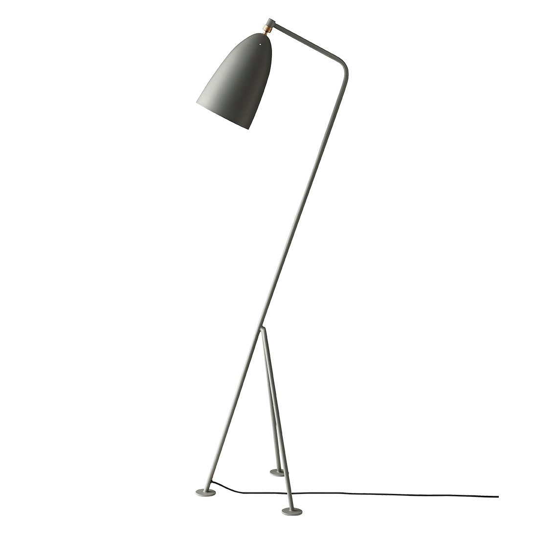 GUBI Gräshoppa vloerlamp blauw-grijs | Scandinavisch Interieur | Vloerlampen | Blauw