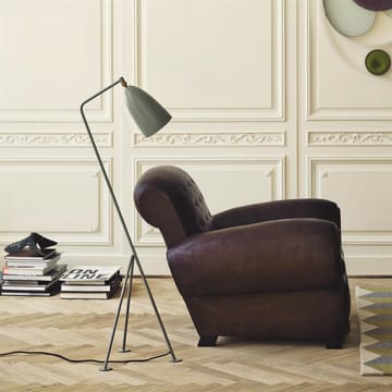Gräshoppa vloerlamp - blauw-grijs - GUBI
