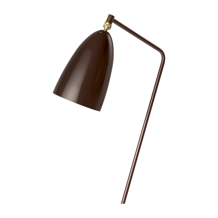 Gräshoppa vloerlamp glanzend, Walnut brown GUBI