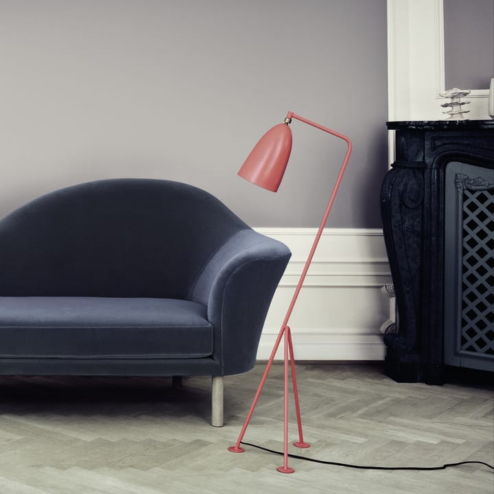 Gräshoppa vloerlamp, vintage rood GUBI