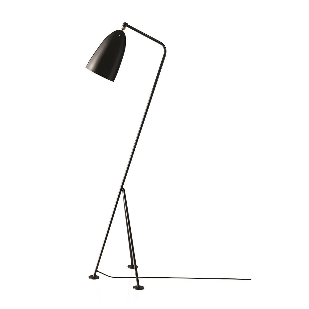 GUBI Gräshoppa vloerlamp zwart | Scandinavisch Interieur | Vloerlampen | Zwart