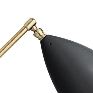 Grasshopper tafellamp, zwart GUBI