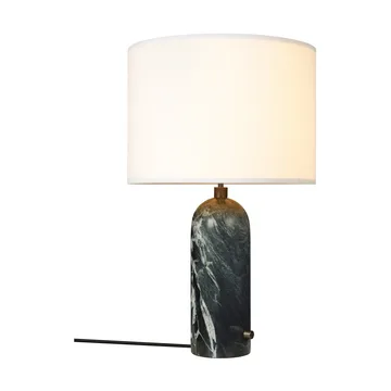 Gravity L tafellamp - Emerald marble-white - GUBI
