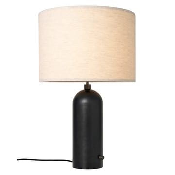 Gravity L tafellamp - Zwart-canvas - GUBI