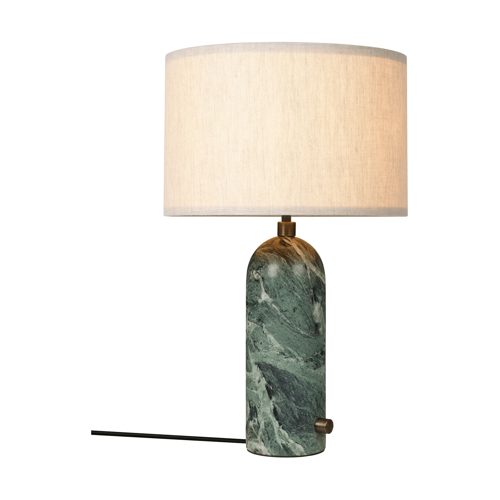 Gravity S tafellamp, Emerald marmer-canvas GUBI