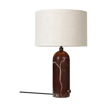 Gravity S tafellamp - Maroon marble-canvas - GUBI