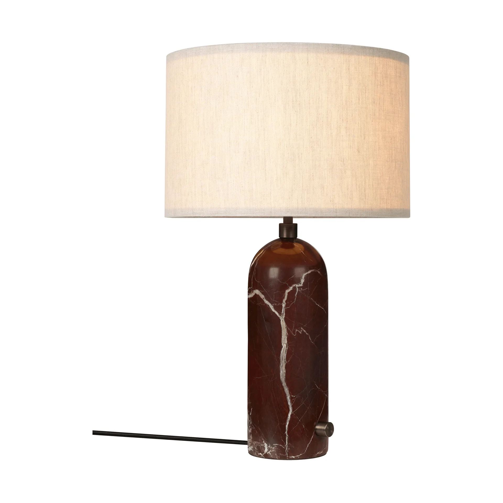 Gravity S tafellamp, Maroon marble-canvas GUBI