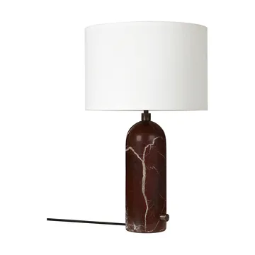 Gravity S tafellamp - Maroon marble-white - GUBI