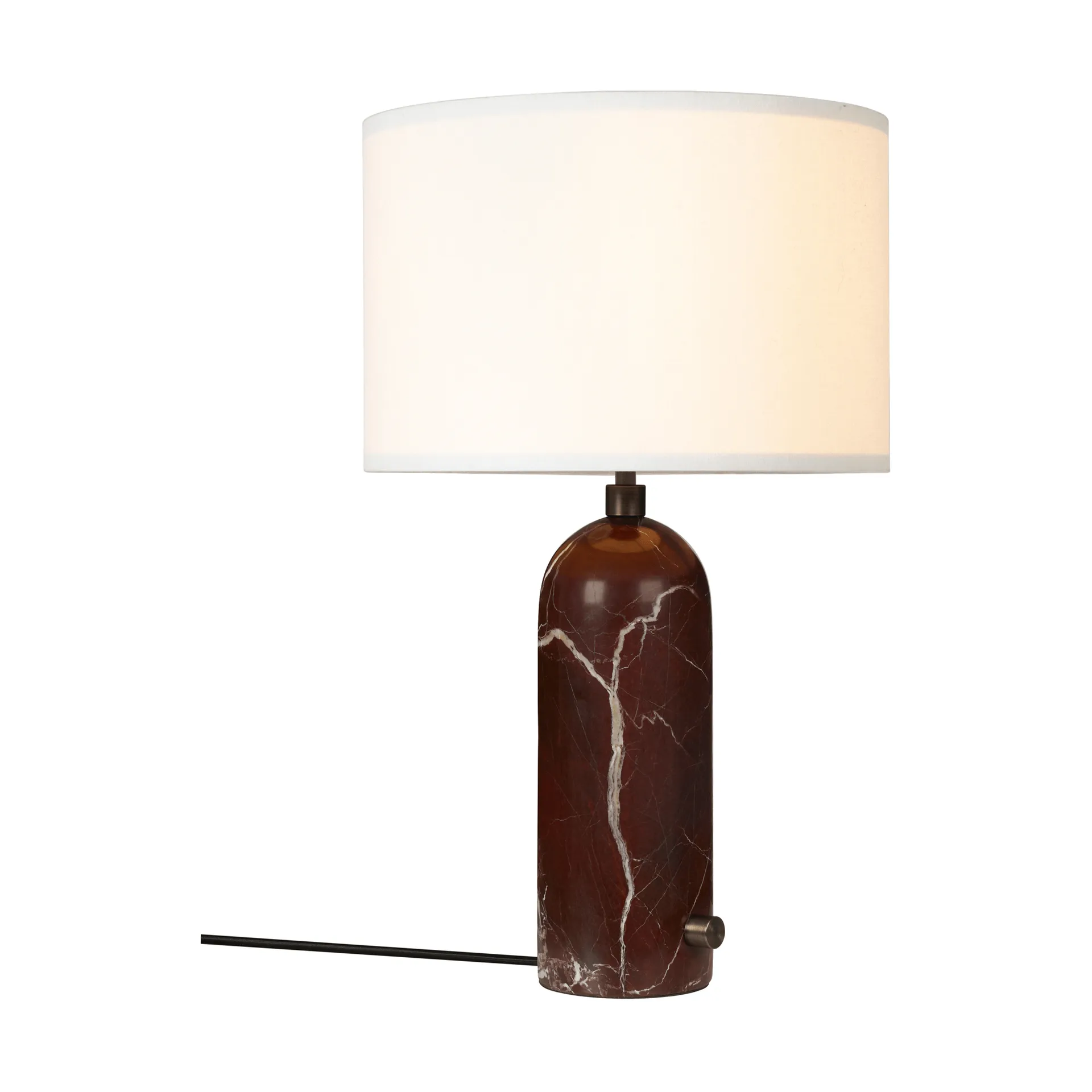 Gravity S tafellamp, Maroon marble-white GUBI