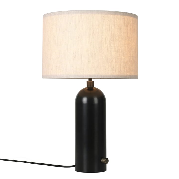 Gravity S tafellamp, Zwart-canvas GUBI