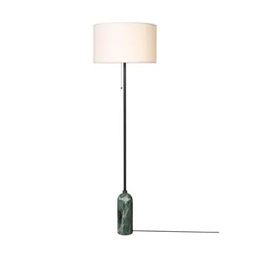 Gravity vloerlamp - Emerald marble-white - GUBI