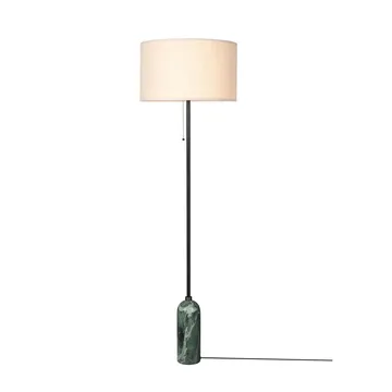 Gravity vloerlamp - Emerald marmer-canvas - GUBI