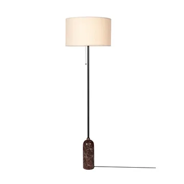 Gravity vloerlamp - Maroon marble-canvas - GUBI