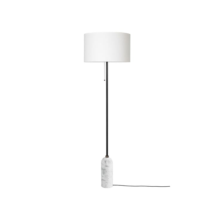 Gravity vloerlamp - wit marmer/wit - GUBI