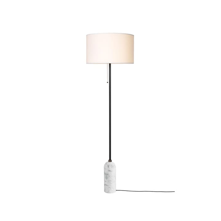 Gravity vloerlamp - wit marmer/wit - GUBI