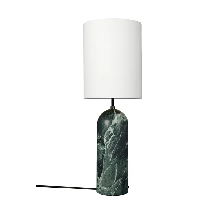 Gravity XL vloerlamp - Emerald marble-white - GUBI