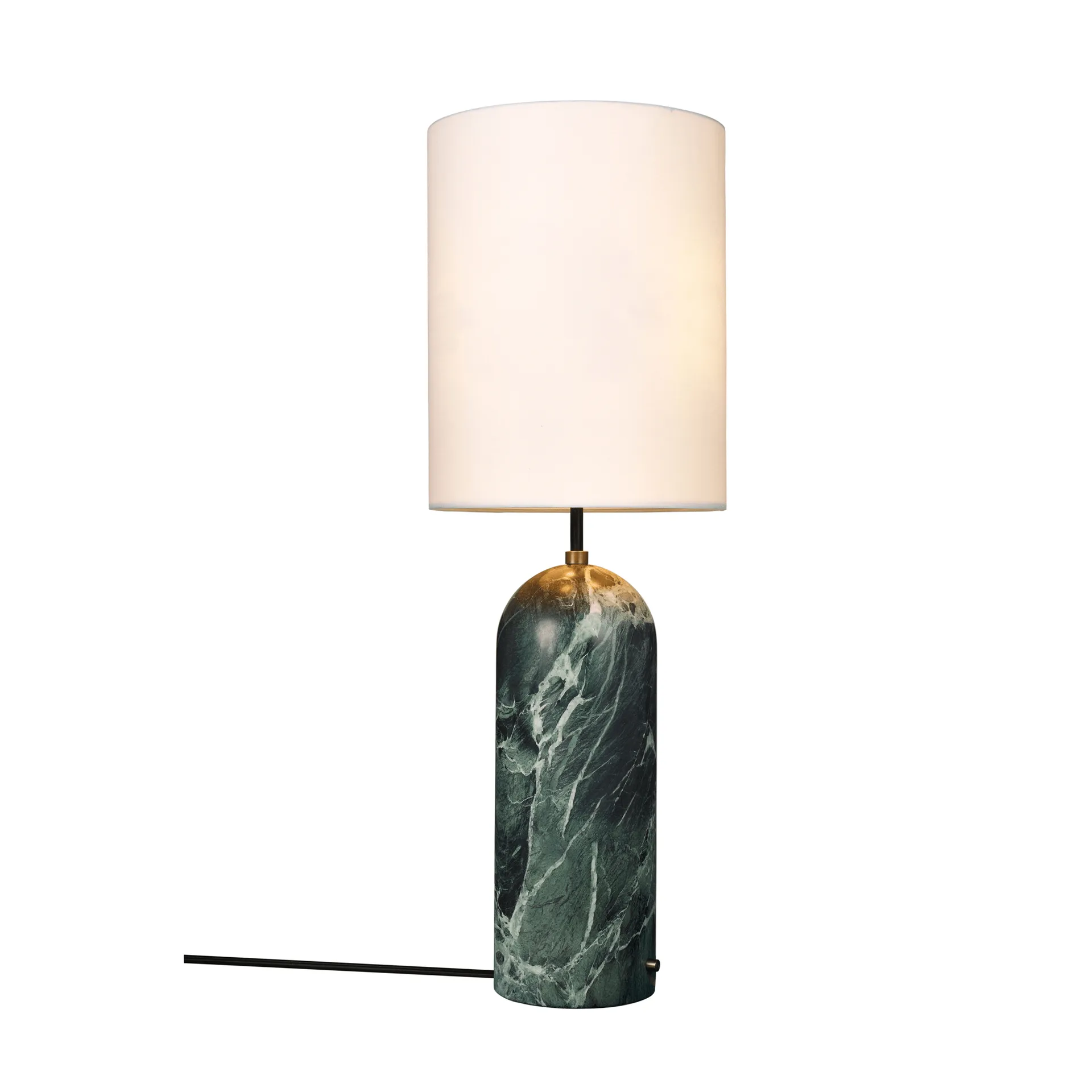 Gravity XL vloerlamp, Emerald marble-white GUBI