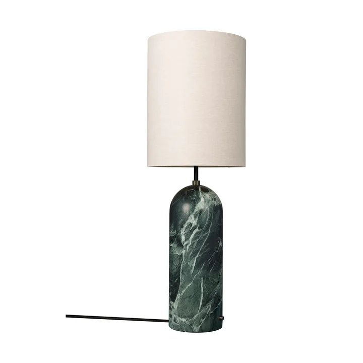 Gravity XL vloerlamp - Emerald marmer-canvas - GUBI