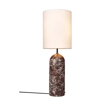 Gravity XL vloerlamp - Maroon marble-white - GUBI