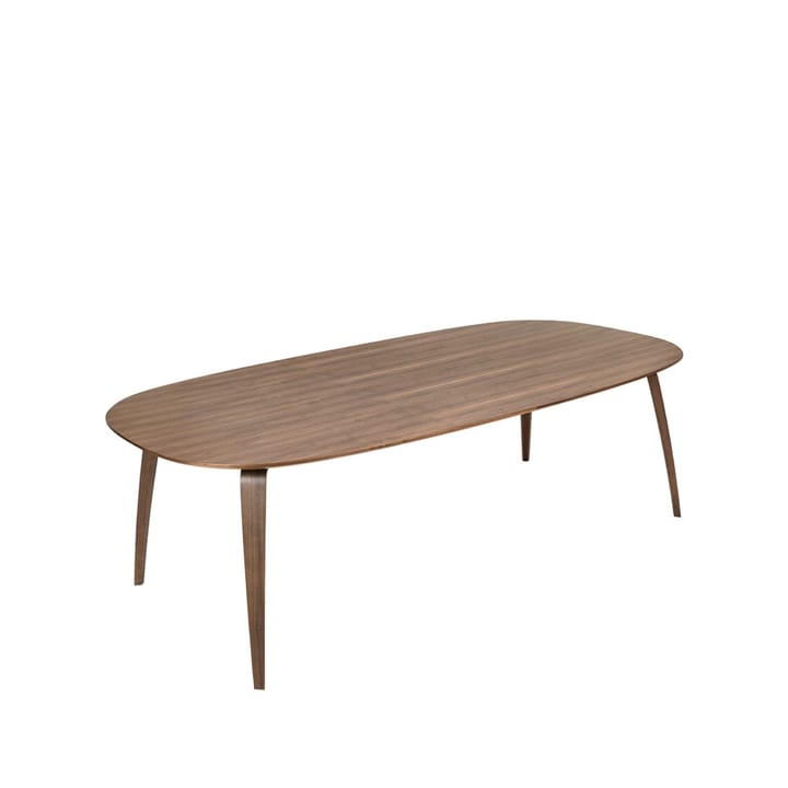 Gubi Elliptical eettafel - american walnut - GUBI