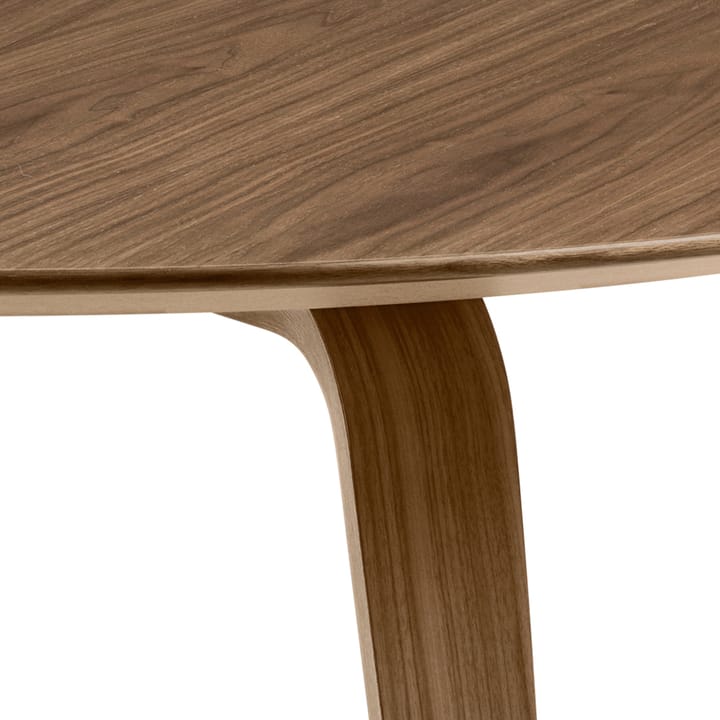 Gubi ronde eettafel, black stained ash GUBI