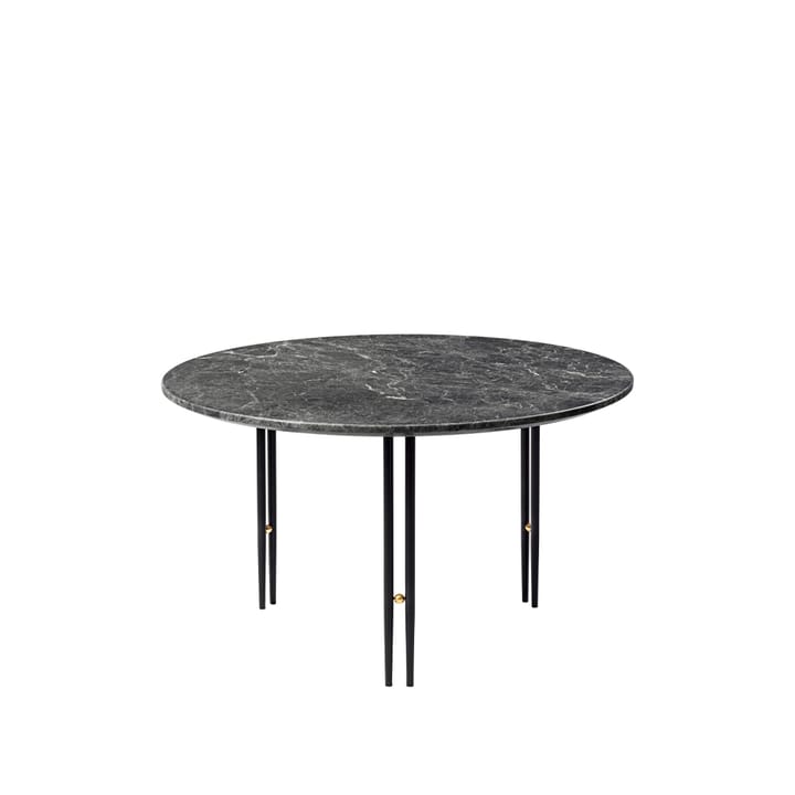 IOI salontafel - grey emperador marble, ø70, zwart frame - GUBI