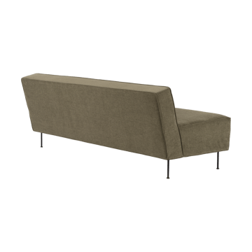 Modern Line bank 180x83x70 cm - Belsuede special FR 002-black - GUBI