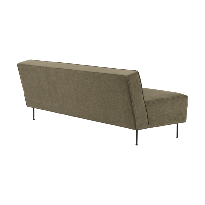 Modern Line bank 180x83x70 cm - Belsuede special FR 002-black - GUBI