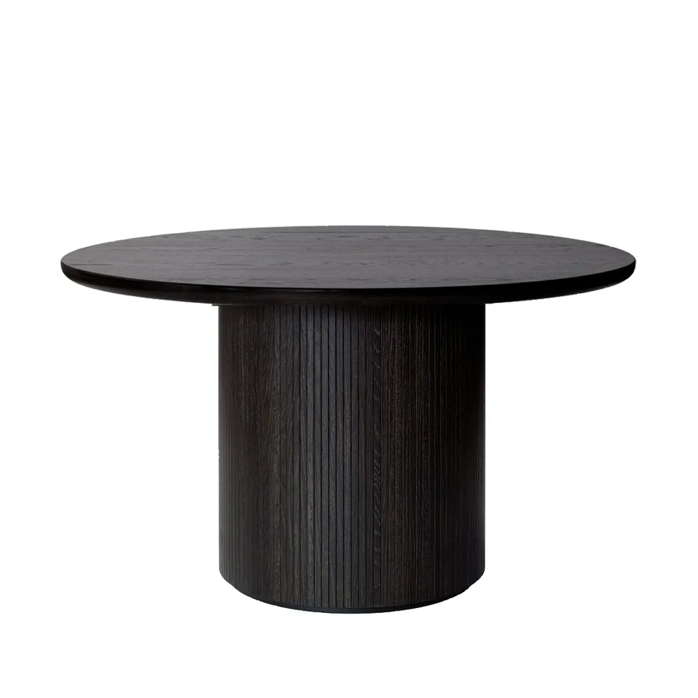 Moon eettafel rond, oak brown/black stained, ø150 cm GUBI