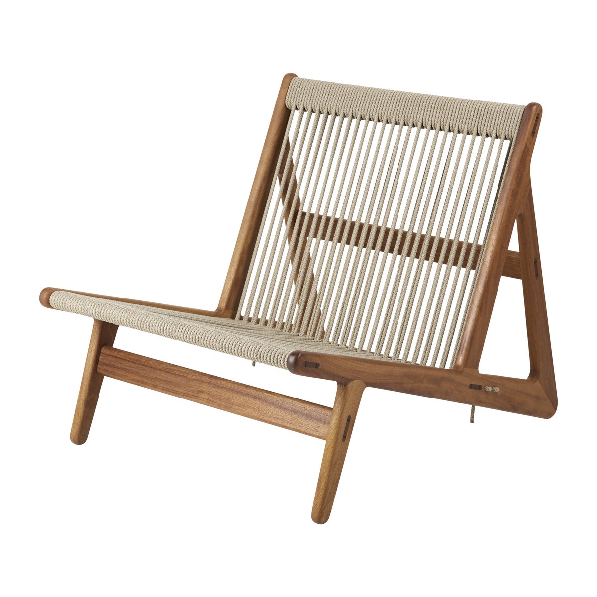 GUBI MR01 Initial outdoor lounge chair Geolied irokohout