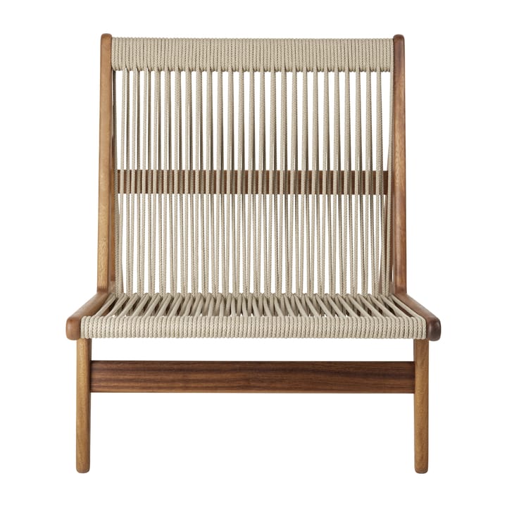 MR01 Initial outdoor lounge chair, Geolied irokohout GUBI