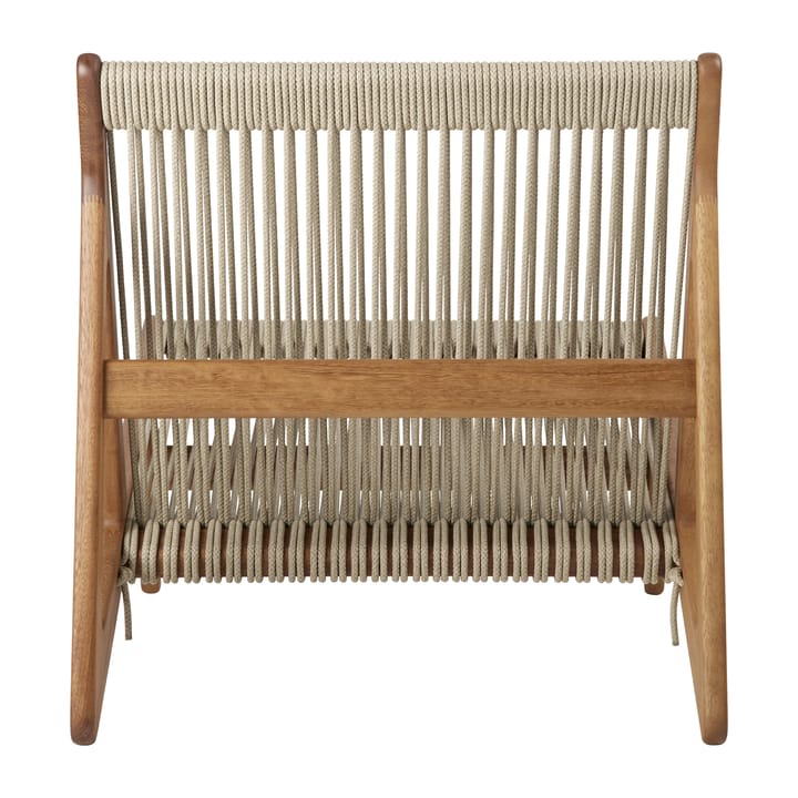 MR01 Initial outdoor lounge chair, Geolied irokohout GUBI