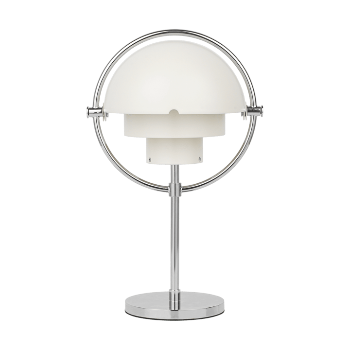 Multi-Lite draagbare lamp - White semi matt-chrome - Gubi