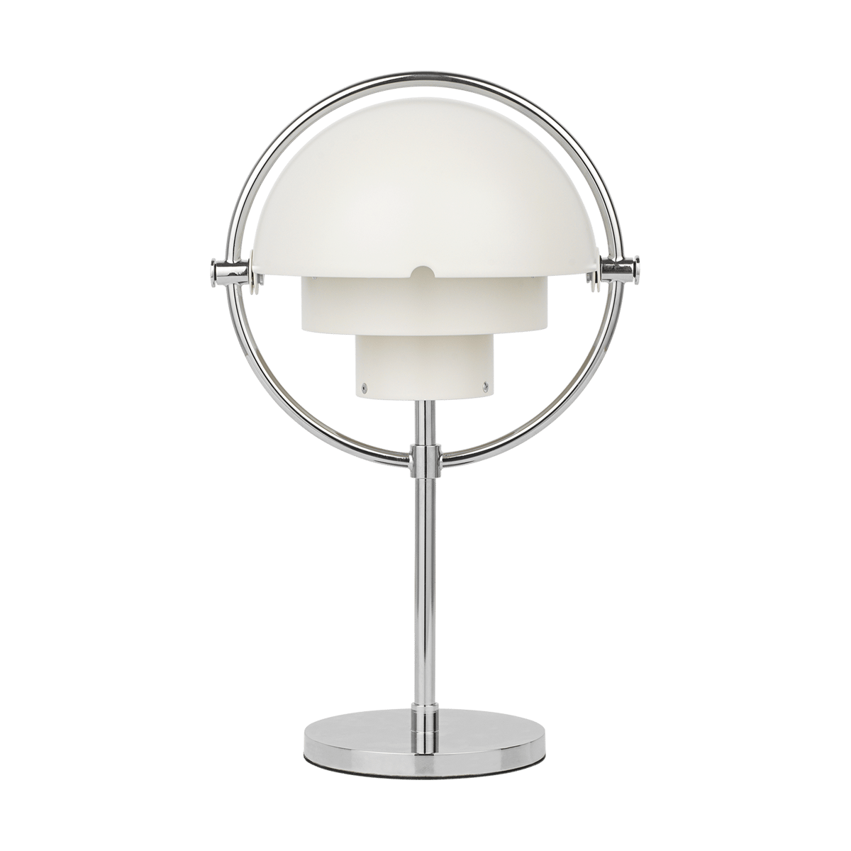 GUBI Multi-Lite draagbare lamp White semi matt-chrome